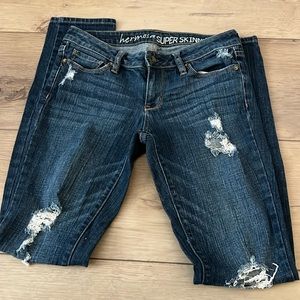 Bullhead Hermosa Superskinny distressed jeans